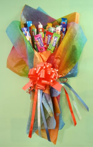 Over The Rainbow (hand-tied) Sweet Bouquet